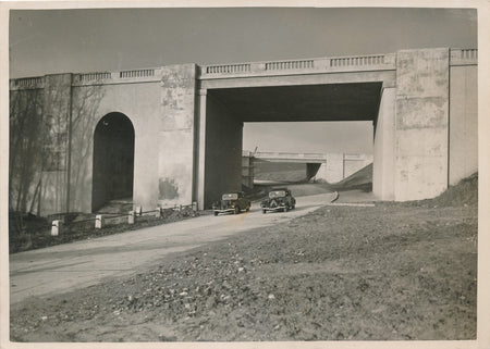 triangle de Roquencourt  1942 photo photographie époque voiture urbanisme