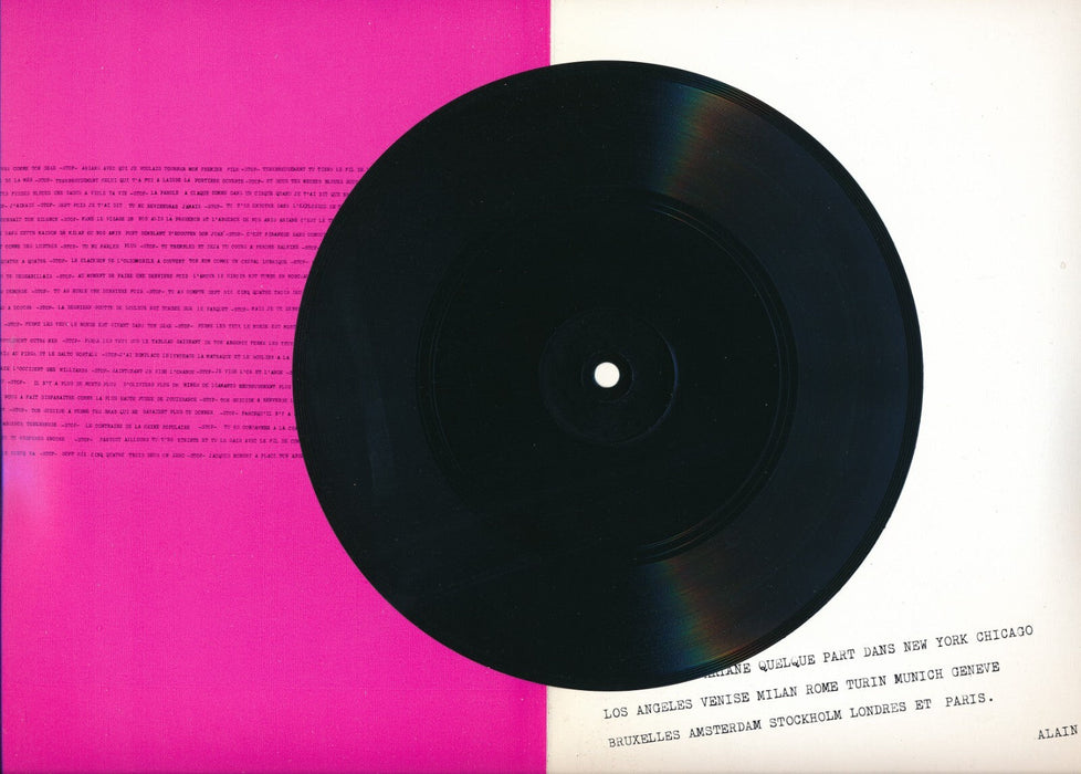 Jacques MONORY catalogue exposition 1967 galerie Blumenthal avec disque vinyle