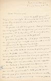 Henri MALO 3 lettres autographes corsaires bibliothèque Thiers manuscrit