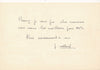 peintre Paul Collomb Correspondance 9 lettres lot ET lithographie signée