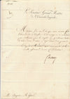 Louis de FONTANES à Auguste RIGAUD Université impériale 1813 lettre signée