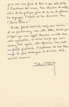 bel ensemble autographe Paul FORT 2 lettres 2 cartes 1 lettre épouse dédicace