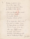 Théâtre Virginie Déjazet 1874 Manuscrit autographe signé G. Jollivet eloge