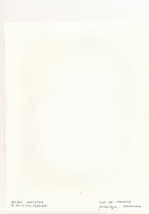 Compiègne hôtel de ville photo photographie v. 1950