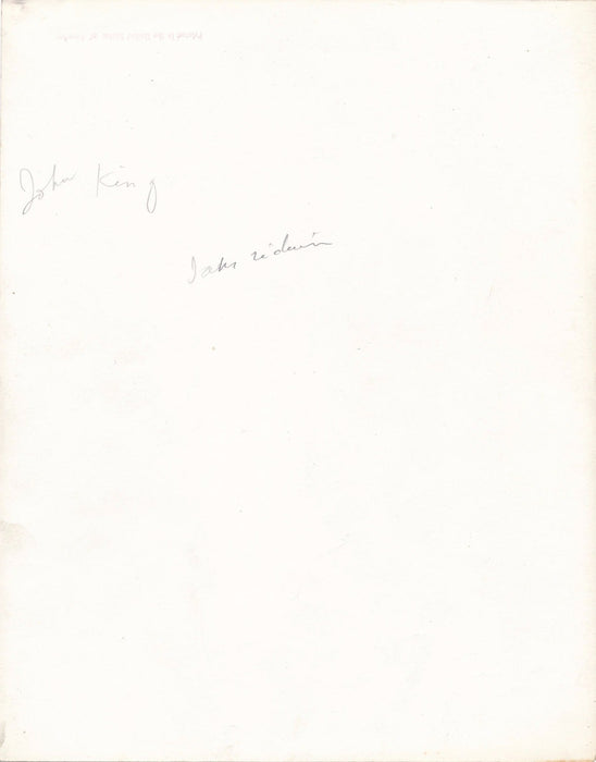 acteur photographie radio John Reed King argentique d'époque