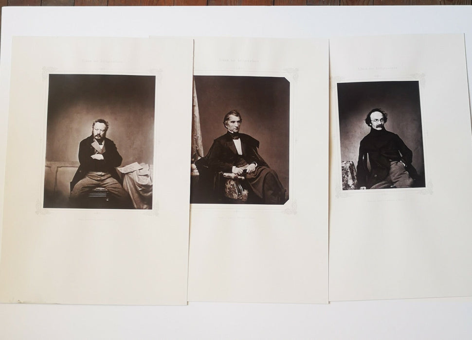 F. Hanfstaengl album Der Zeitgenossen 1975 22 photographies dont Liszt Wagner...