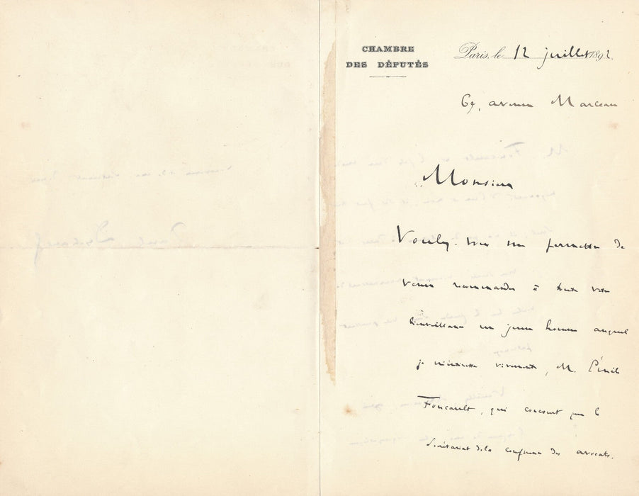Lot ensemble 5 présidents de la République 5 lettres autographes signées cartes