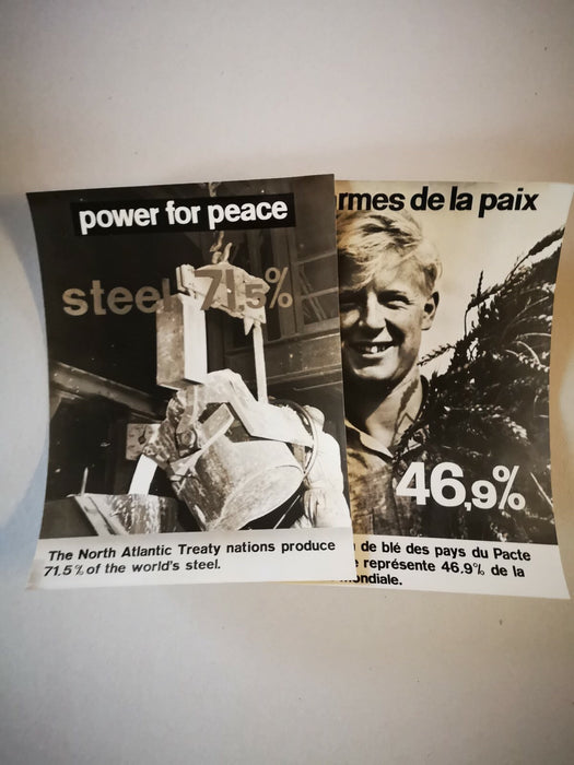 Exposition, graphisme, plan Marshall, OTAN, vers 1953 photo photographie