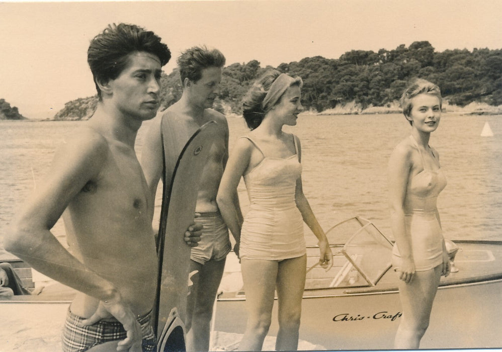 Jean SEBERG 3 photographies époque amateur v. 1959 François Moreuil été plage