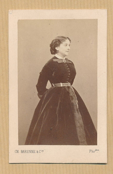Céline MONTALAND chanteuse opéra albumine cdv photo photographie Barenne