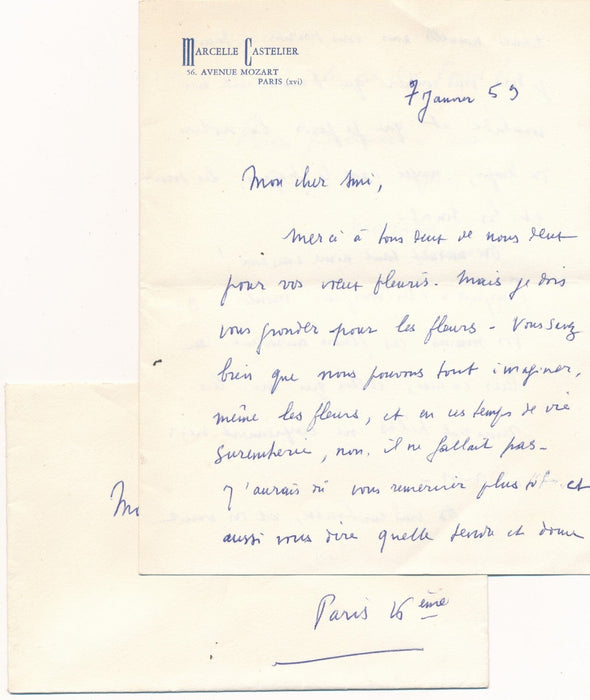 Francis de MIOMANDRE correspondance 15 lettres autographes signées sa vie