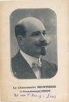 Marcel HEURTEBISE carte autographe signée chanson Baya auteur et portrait