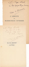 Francis de Miomandre 2 lettres autographes signées ET 2 envois P. Fort Hébertot