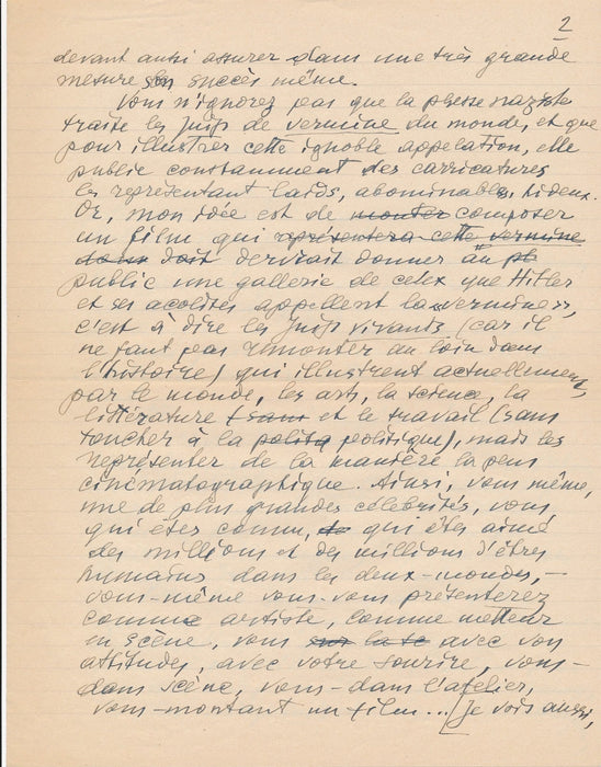 Judaica Léon BERNSTEIN (1877-1962) 3 brouillons autographes défense des juifs