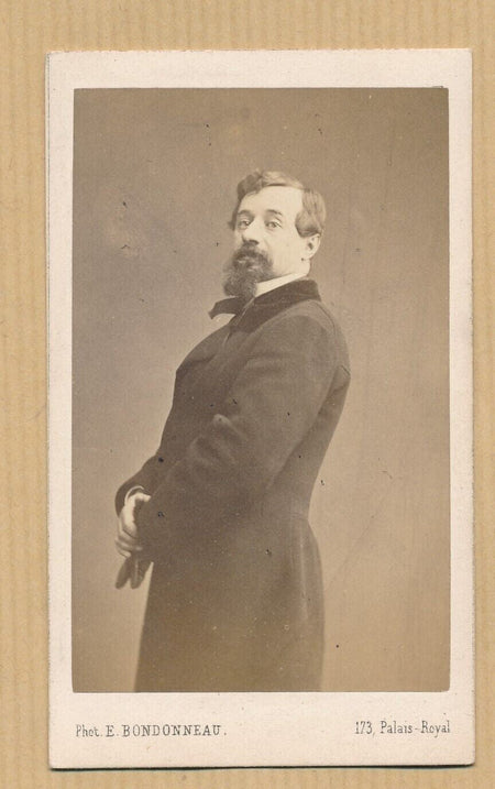 comédien Edmont Got tirage albuminé carte visite photo photographie Bondonneau
