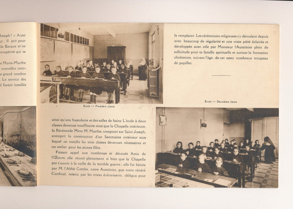 Orphelinat religieuses franciscaines Notre-Dame Anges Condrieu livret 1941