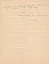 Léonor Fini lettre autographe signée décor théâtre Castaing Roger Lauran
