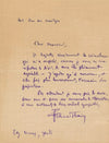 FRANC-NOHAIN 1 poème autographe 2 lettres écrivain poète