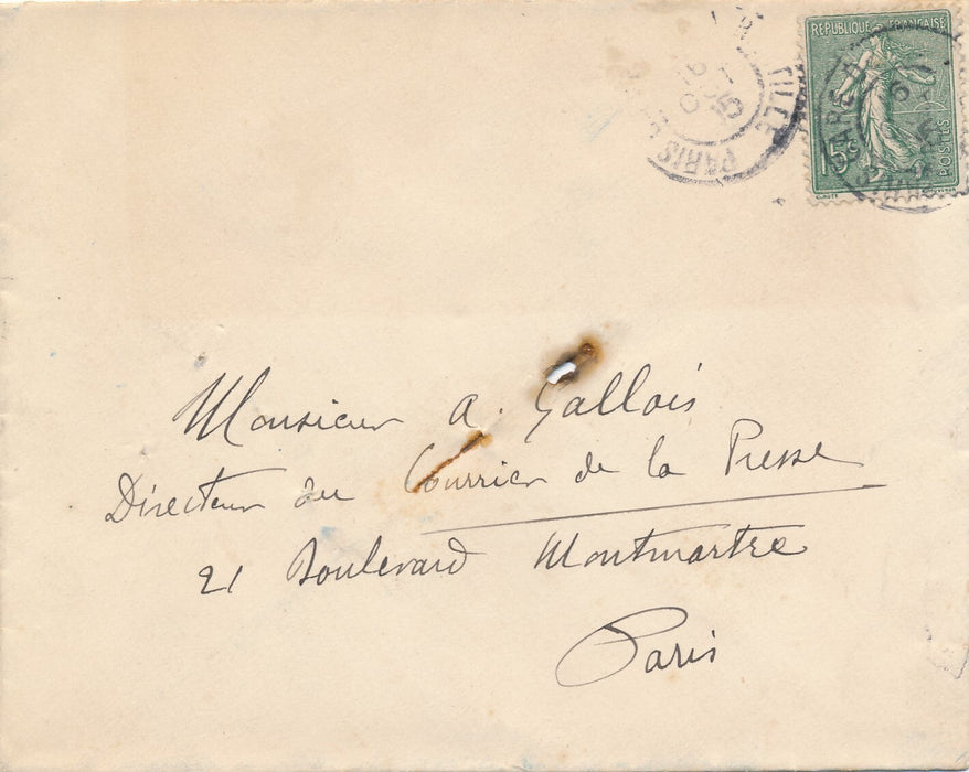 Maurice DUHAMEL littérature Bretagne chansons bretonnes lettre autographe signée