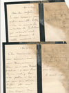 Camille CHEVILLARD compositeur chef orchestre 9 lettres autographes signées lot