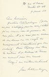 Jean SCHLUMBERGER 9 lettres à H. Devaux Gallimard cousin Gustave exposition...