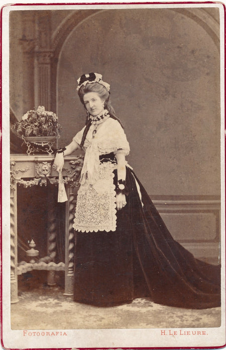 Marguerite de Savoie princesse reine albumine photo photographie Italie Humbert