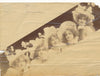 Photomontage visage même jeune fille sourire yeux chapeau albumine v. 1890 photo