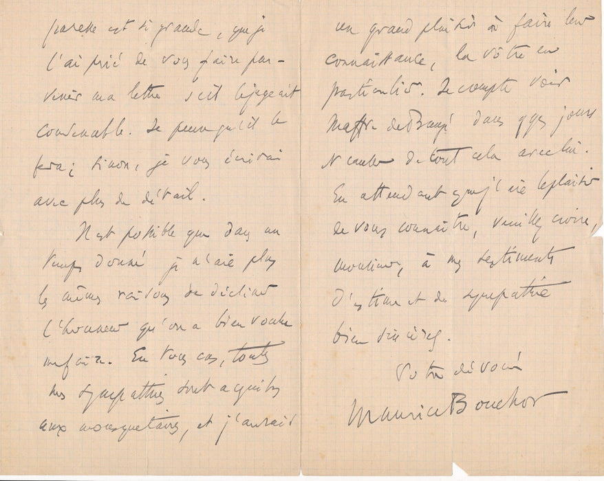 Maurice BOUCHOR 11 lettres autographes signées lot écrivain Petit Théâtre