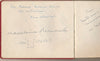 ALBUM AMICORUM 17 signatures Sacha Guitry Louis Jouvet Darrieux et 1 aquarelle
