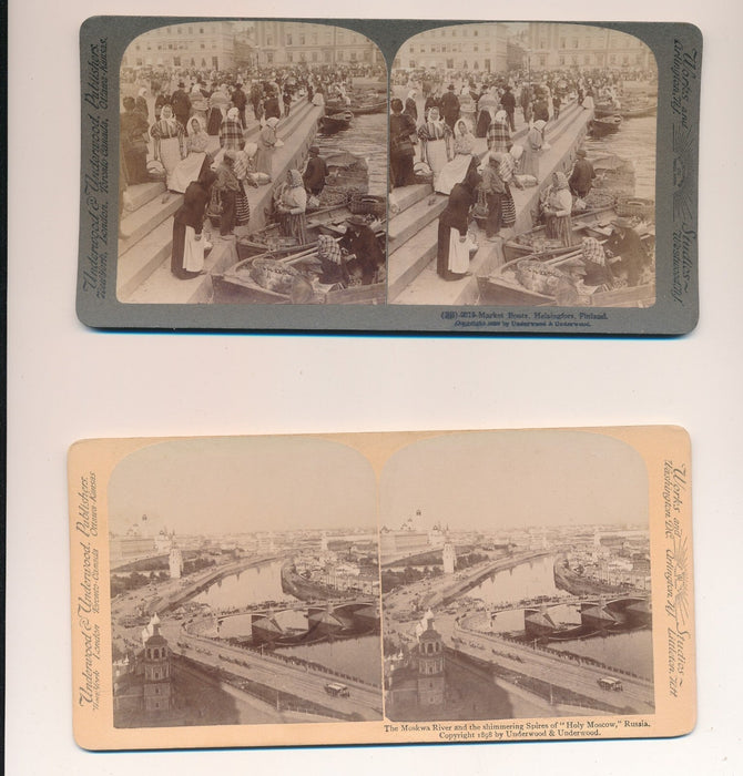 Lot 5 stéréo stereo Montréal Moscou Killarney Finlande Damas photo photographie
