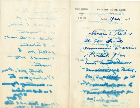 Mathématicien Paul Appell création poste phonétique René Marage 2 lettres