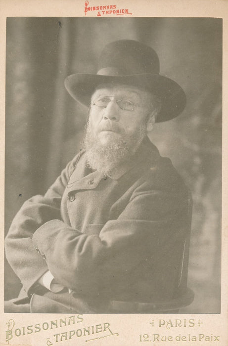 Jean-Paul LAURENS tirage argentique époque Taponier photo photographie