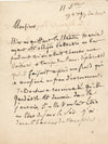 Marie ROZE cantatrice lettre autographe signée mise aux arrêts !
