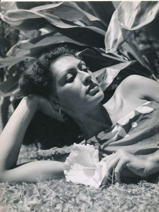 Beau portrait femme nature fleur photo photographie