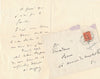 Abbé MUGNIER 2 lettres autographes signées à Véra Nimidoff chanteuse