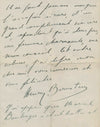 Henri Bernstein 2 lettres autographes Fernand VANDEREM Marcel Boulanger 