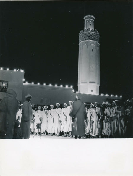 Photographie photo Maroc fête  Khouribca tirage argentique époque Jean BELIN