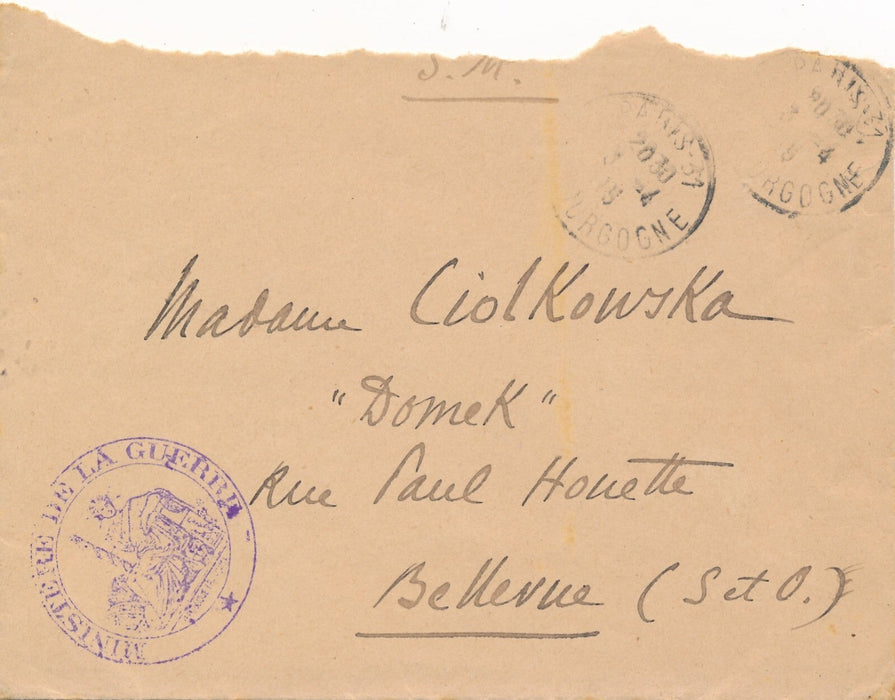 MARTIAL-PIÉCHAUD espère des lendemains heureux 3 lettres autographes signées