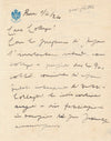 Giulio FANO lettre autographe signée Italie sénateur Rome collègue physiologiste