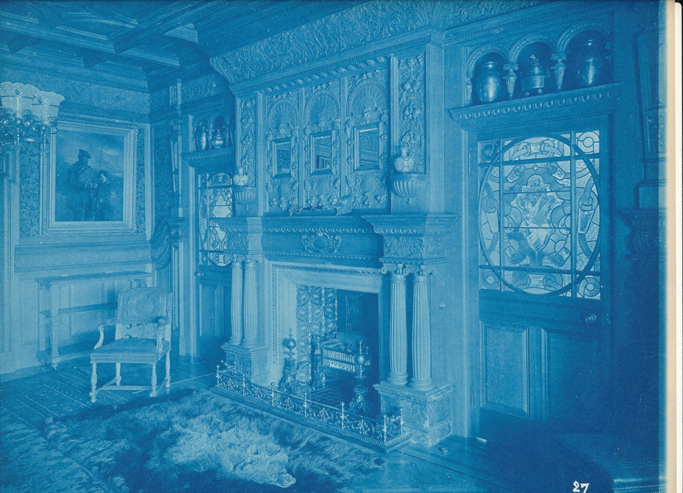 BEDFORD LEMERE and CO 10 cyanotype intérieurs anglais photo photographie photo