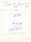 Ervin MARTON femme sexy photo photographie époque v. 1950 parapluie nu