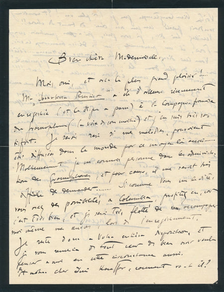 Vincenzo DAVICO 2 lettres autographes signées Sonatina rustica Cipresso notturno