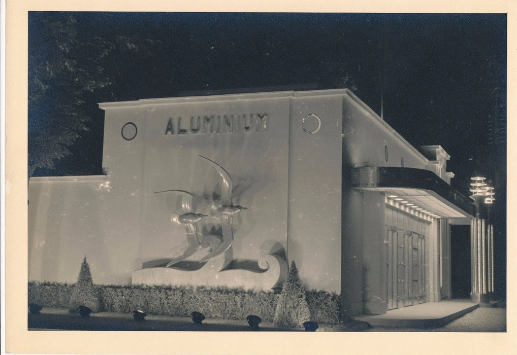 photo Paris Exposition Arts Techniques 1937 3 tirage époque Aluminium Byrrh