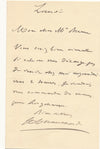 5 lettres autographes et carte postale signées photographe Gaston BRAUN
