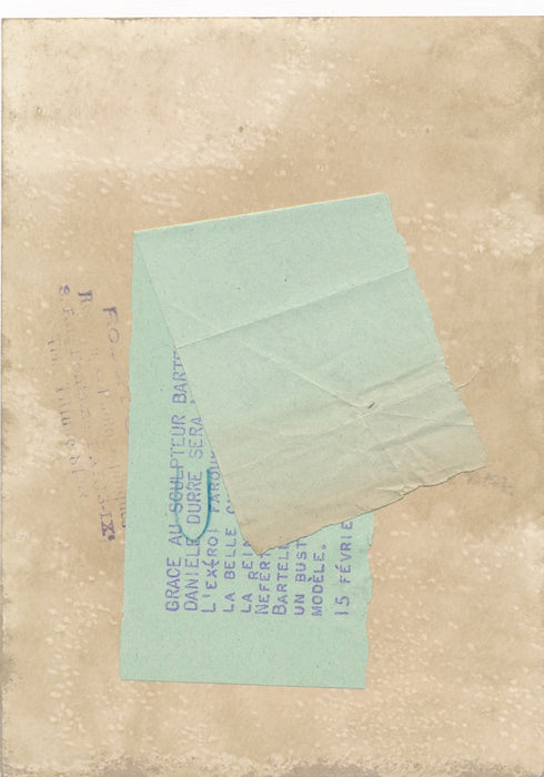 Danièle Dupré cinema buste Nefertiti sculpture Bartellet photographie époque 