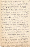 musicographe Claude Chamfray manuscrit autographe signé 1937 l’Education
