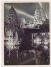 Angkor Vat Cambodge vue aérienne et 4 autres photographies v. 1920