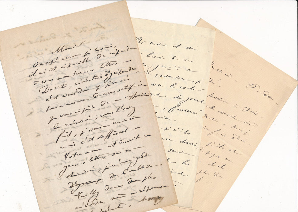 Adolphe BELOT dramaturge riche correspondance de 21 lettres ! lot théâtre