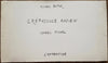 Michel Butor livre d'artiste Crépuscule ancien Isabel Michel manuscrit 2005