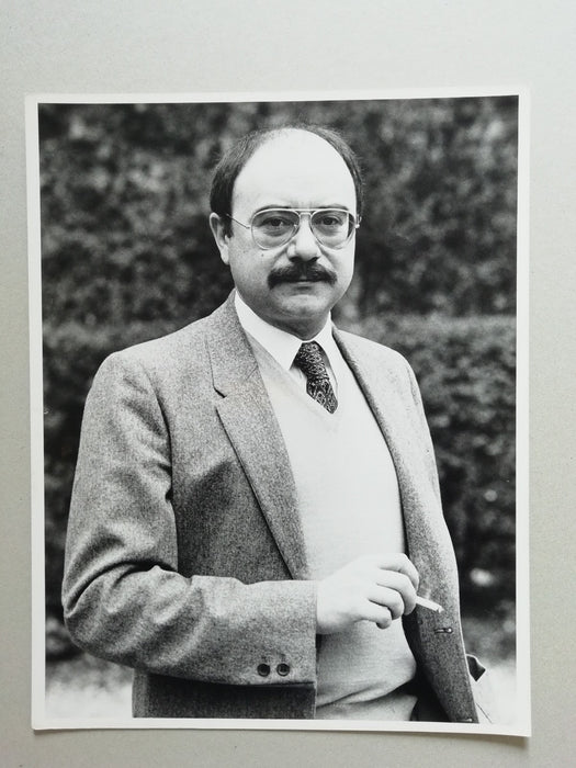 photo A.D.G Alain Dreux-Gallou tirage argentique époque v. 1980 écrivain